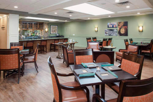 The balcony above the lobby area in the new Harrisonburg City Hall, Harrisonburg, VA.