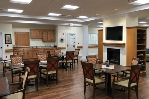 Looking up at the atrium windows in the new Harrisonburg City Hall, Harrisonburg, VA.