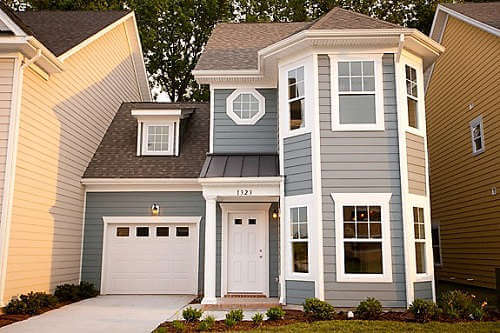 The stairwell in the new Harrisonburg City Hall, Harrisonburg, VA.
