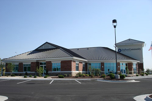 Another view of the new entrance to the new Harrisonburg City Hall, Harrisonburg, VA.