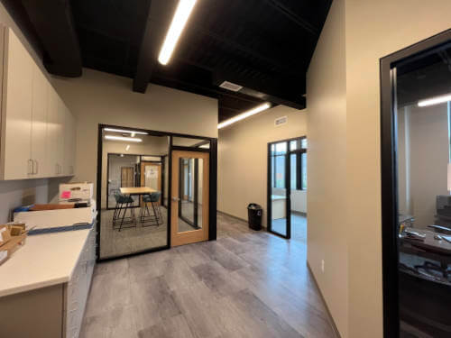 A meeting room in the new Shenandoah Valley Electric Cooperative facility.